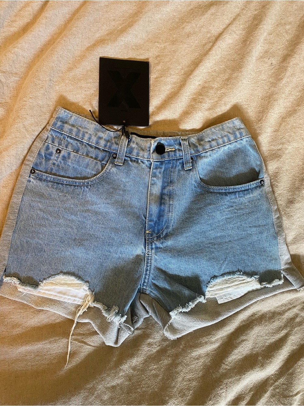 ALEXANDER WANG BITE shorts denim and jersey NWT